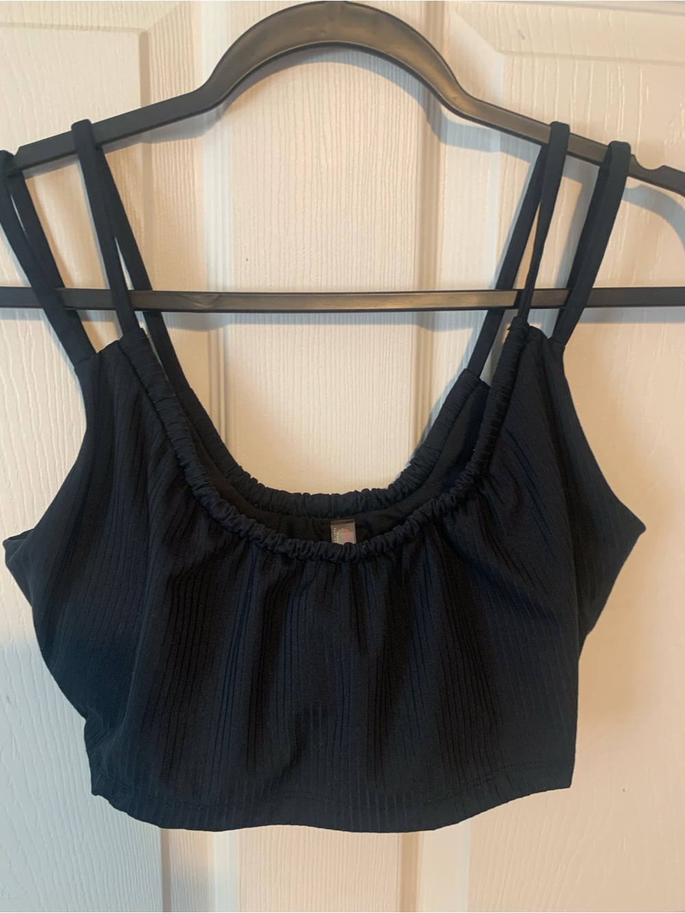 FP Black Ribbed Crop Top - Picture 2 of 8